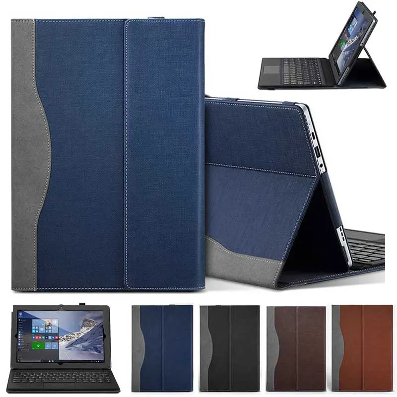

12.2" Tablet Case For Lenovo Miix 510 12.2 inch PU Leather Stand Cover Laptop Sleeve Case Protective Skin For Lenovo Briefcase