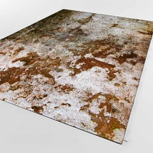 Else коричневый серый Винтаж старения Старые стены дизайн 3d принт нескользящей микрофибры Гостиная Декоративные Современные моющийся коврик мат