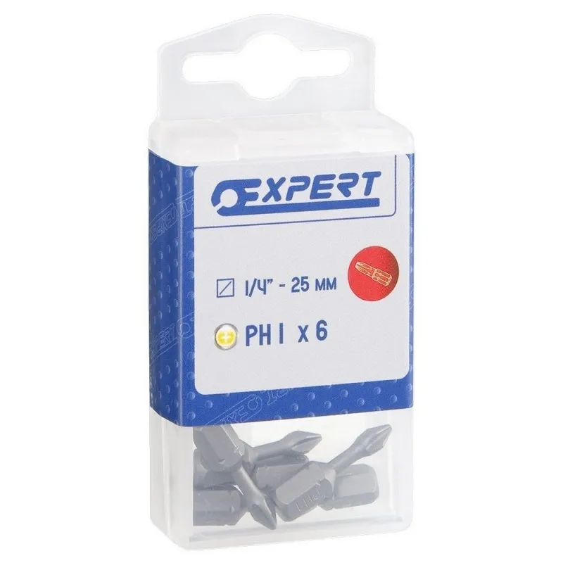 EXPERT E113685 Tips 1/4 &quottorsion Ph 1 25 мм 6pzs|Сверла| |