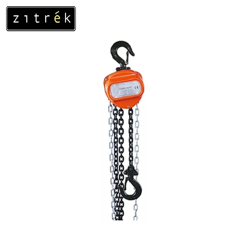 Tal manual gear Zitrek HS-Z 0.5 of 3 m Pulley lift Hoisting winch Hand hoist Chain pulley block Lifting Hold Lowering Tal manual gear Zitrek HS-Z 0.5 of 3 m Pulley lift Hoisting winch Hand hoist Chain pulley block Lifting Hold Lowering