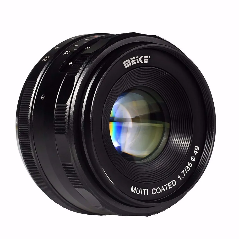 Meike MK-EM-35-1.7 35mm f 1.7 Large Aperture Manual Focus lens APS-C For Canon EOS-M Mirrorless DSR DSLR cameras Lenses Meike MK-EM-35-1.7 35mm f 1.7 Large Aperture Manual Focus lens APS-C For Canon EOS-M Mirrorless DSR DSLR cameras Lenses