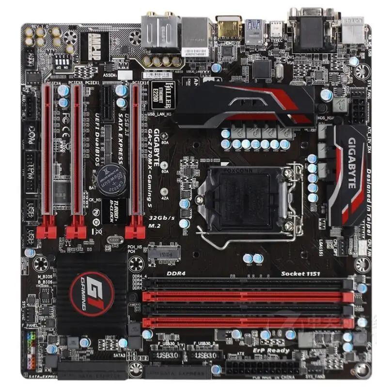 LGA1151 для Gigabyte GA-Z170MX-Gaming 5 оригинальная настольная Z170 материнская плата Z170MX-Gaming DDR4