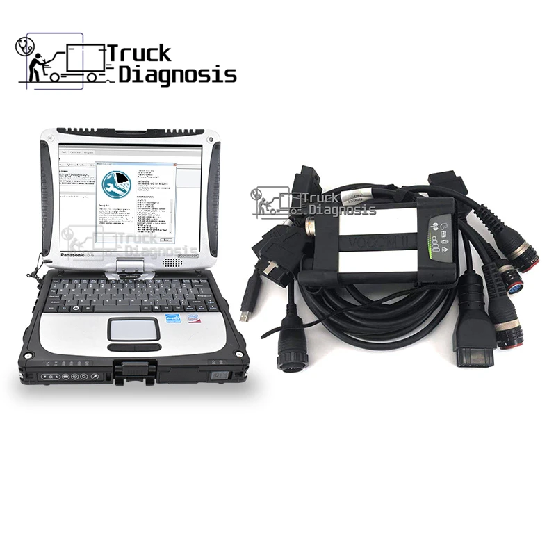 CF19 ноутбук для volvo Vocom II 88894000 + V2.7 PTT dev2tool Premium Tech tool Impact Prosis truck диагностический
