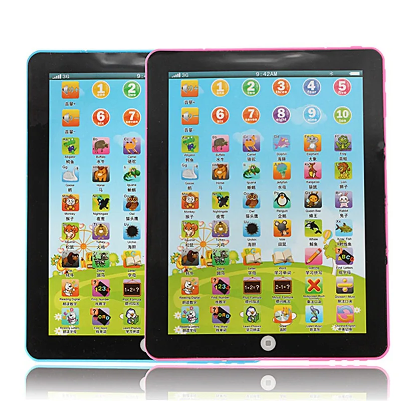 2018 New Modern Design Multi-functional Pad For Kid Children Learning English Chinese Educational Computer Mini Tablet Teach Toy