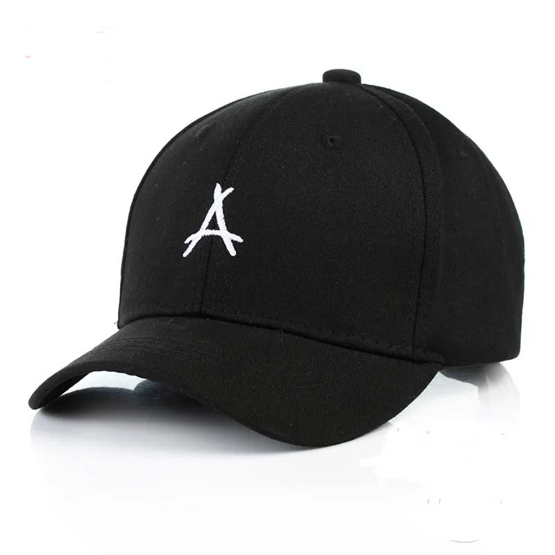 

Unisex Fashion Cap Women Men Summer Spring Cotton baseball Caps A Letter Solid Adult baseball Cap solid color Hat Snapback hat