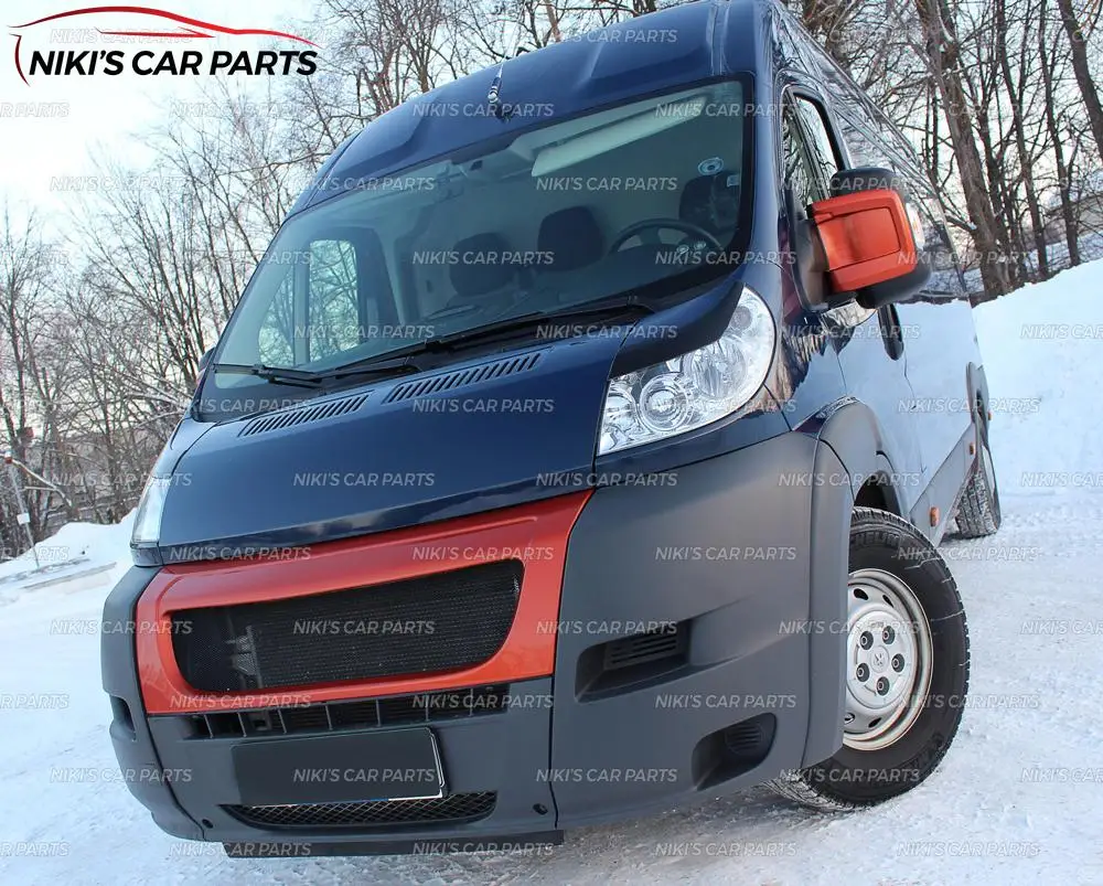 Брови на фары чехол для peugeot Boxer 2006-2013 ABS пластиковые реснички ресницы для украшения автомобиля Стайлинг тюнинг