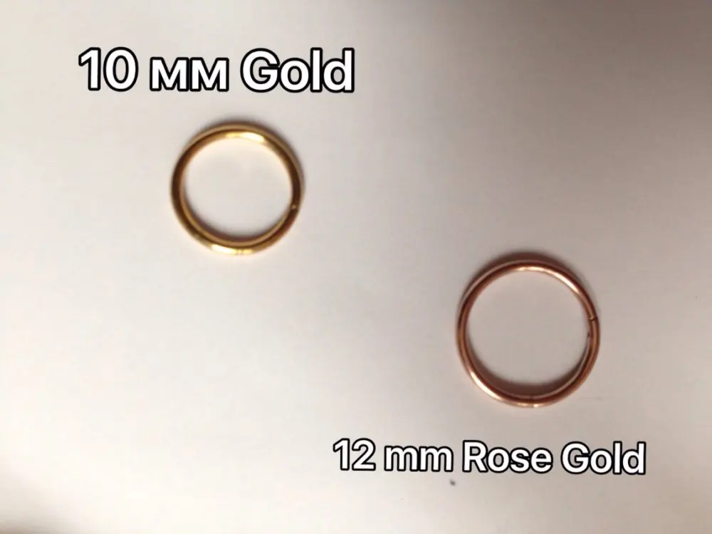 G23titan кольца перегородки розового золота G23 титановые открытые маленькие серьги для женщин и мужчин пирсинг носа ювелирные изделия