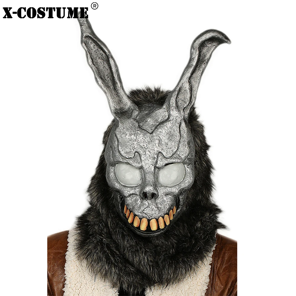 X-COSTUME кролик полный маска для лица кроличья пряжа Frank голову шлем Косплэй