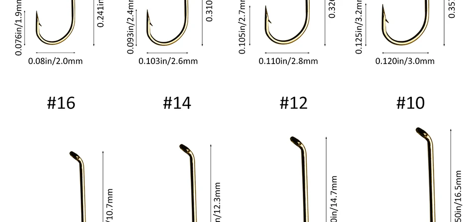 Goture 120 шт. набор крючков для ловли нахлыстом из японской высокоуглеродистой стали колючие крючки для сухих и Нимфа мух 6#-24# с магнитной коробкой