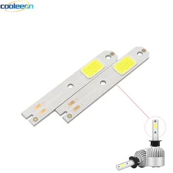 

4pcs S2 Car Headlight COB Chip LED Light Source H1 H3 H4 H7 H11 9005 9006 9012 COB Bulb for S2 Auto Lamps Headlamp LED COB Chips