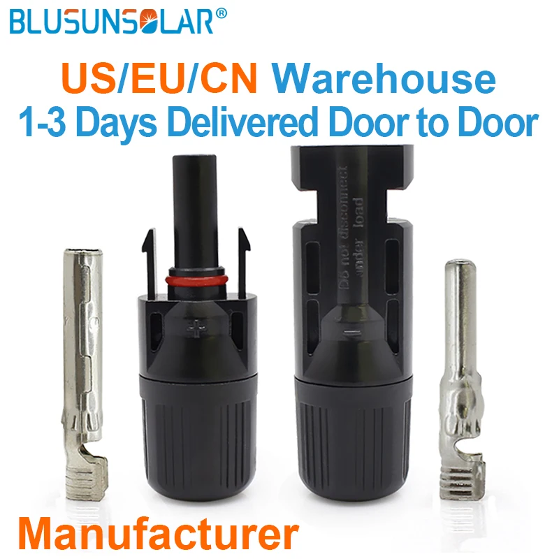 

500 Pair Ship From Germany Warehouse High Quality IP67 pv solar Solar Panel Plug Socket Connectors Male & Female