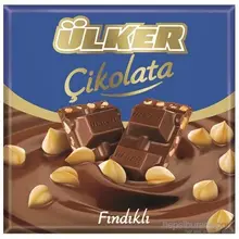 ULKER шоколад с цельным орехом "6x2,47 oz 480 гр из Турции
