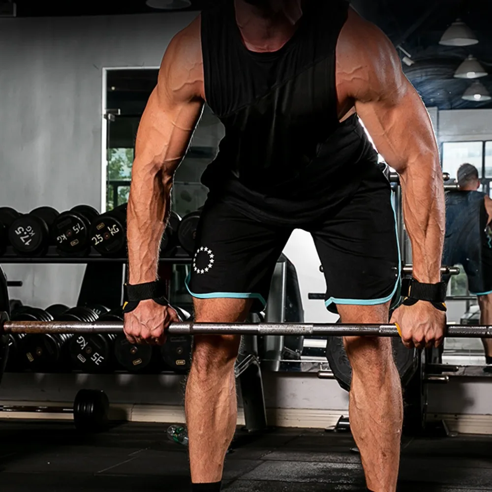 1 Pairs Gymnastic Leather Palm Lift Weight Gloves Weight Lifting Grip