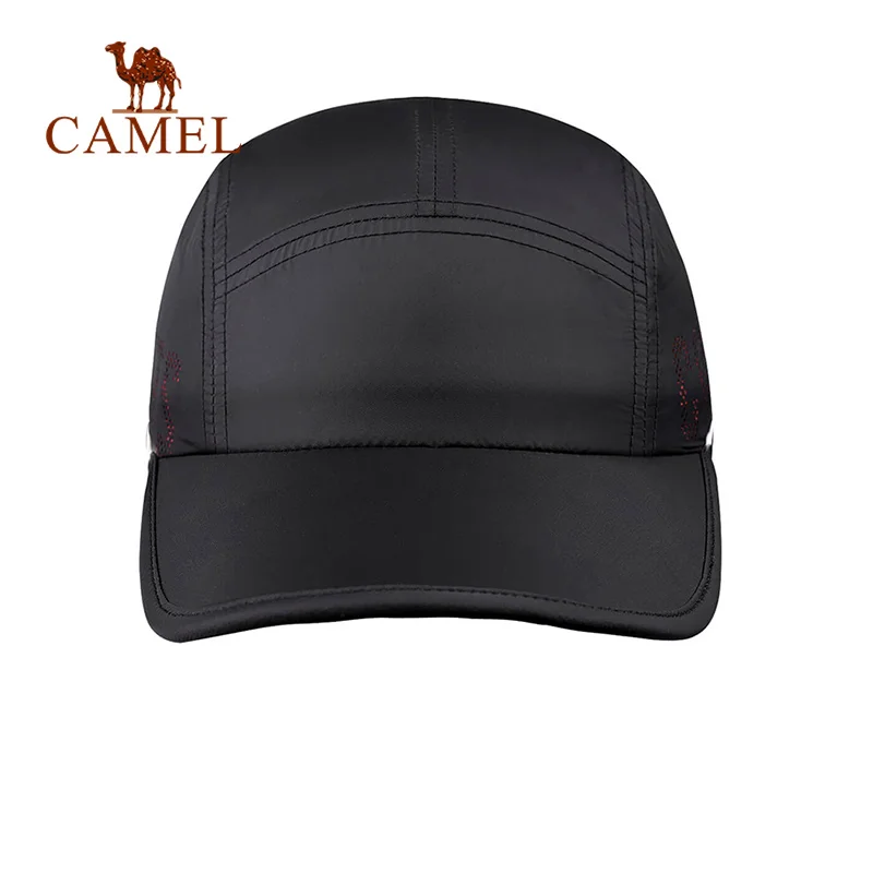 CAMEL Unisex Nylon Outdoor Visor Hat Quick Drying Ultralight Breathable Comfortable Adjustable Hiking Camping Fishing Cap