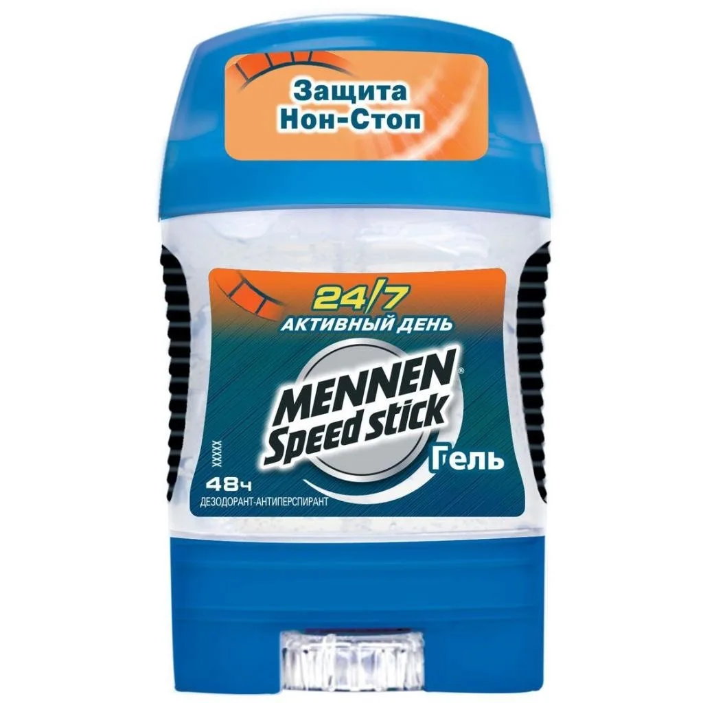 Дезодорант Mennen Speed Stick 24/7 стик гель активный день 85г 12x6 (5943001245610)