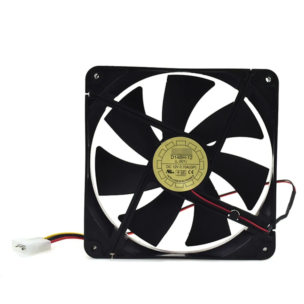 

For Yate Loon D14BH-12 Fan 12V 0.70A 140*140*25mm Power large 4D interface Processor Cooler Heatsink Fan