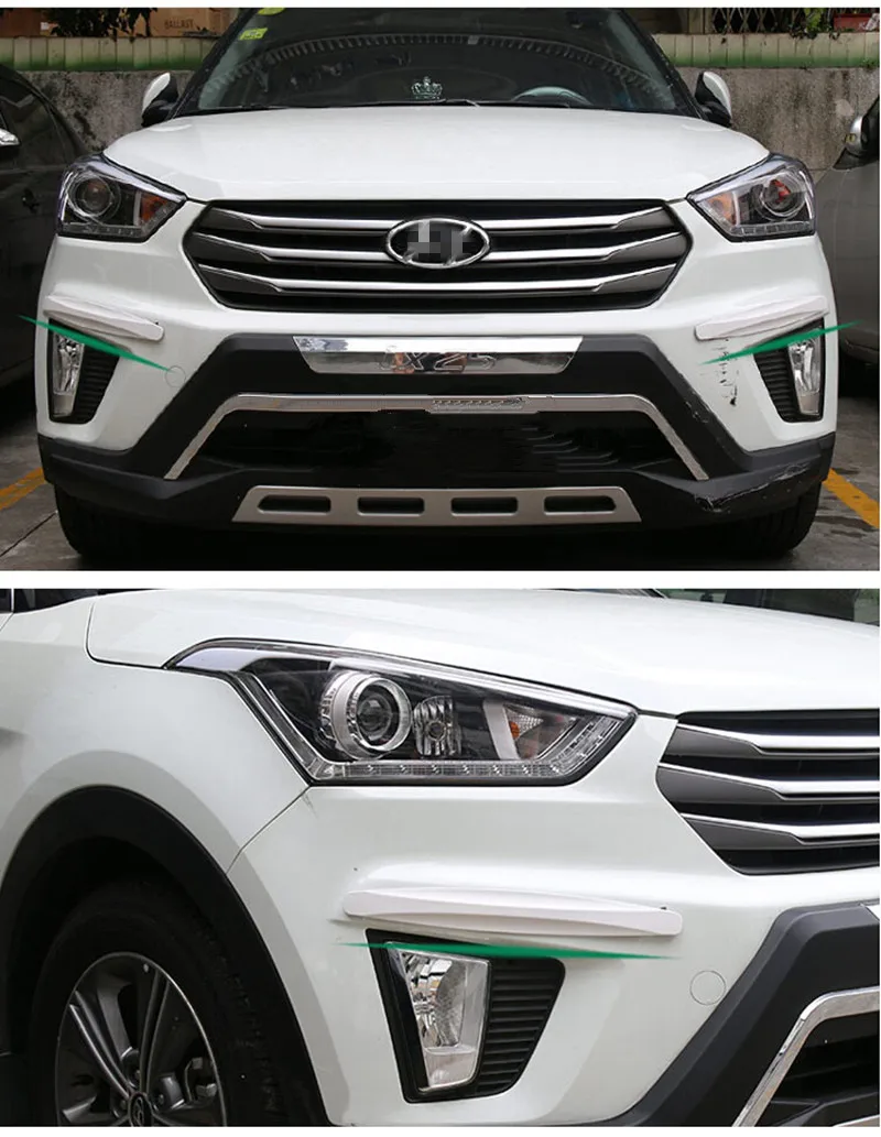 2pcs Rubber Car Styling Bumper Anti collision Strip for DACIA key logan