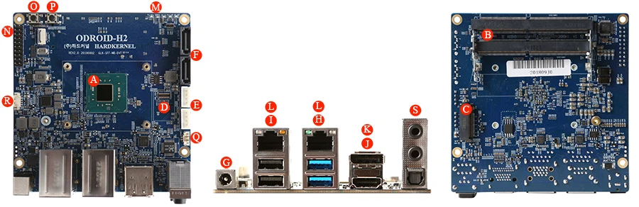 ShenzhenMaker Store Odroid H2×86 плата разработчика win10 Hardkernel Gemini Lake 32 ГБ памяти