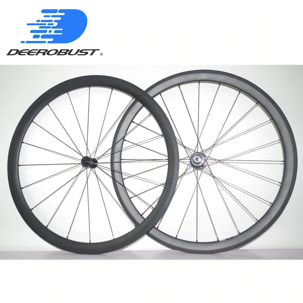

1262g 2:1 Rear Spoke Ratio 700c 38mm x 23mm Clincher Road Bike Carbon Wheels Bicycle Wheel set Bitex Hubs 20 24 holes UD Matte