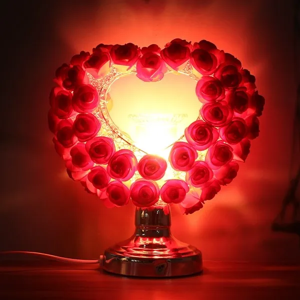 

Electric Fragrance Diffuser Flower Love Shape Night Lamp Bedroom Bookcase Night Light Home Decor Gift