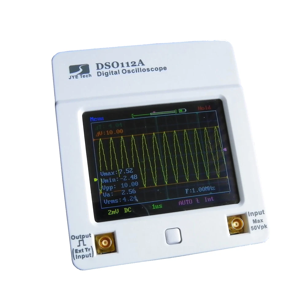 

DSO112A Handheld Digital Storage Oscilloscope TFT Touch Screen 2MHz 5Msps