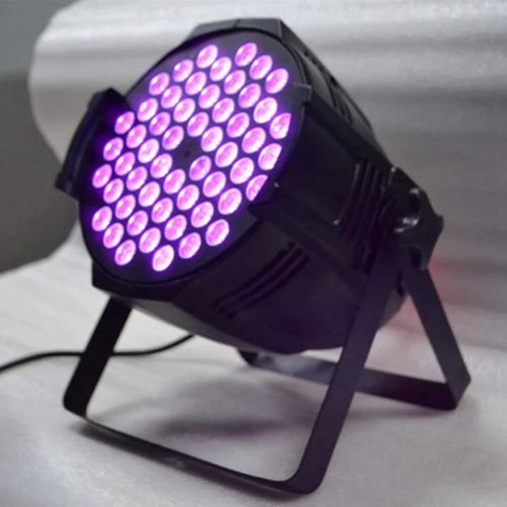 Luz de Palco Leds Discoteca dj Iluminação Clube Festa Strobe Ac110-220v Eua Plug ue Rgb 54 Par Luz 7 Cheap led light light