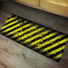 Мягкий коралловый флисовый коврик Мягкие прямоугольные полосы коврик, напольный ковер для кухни прикроватный коврик для спальни, ванной комнаты анти-скольжения Мат