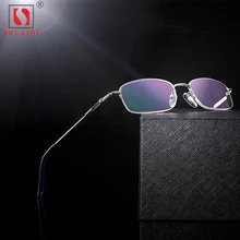 Очки для чтения с защитой от усталости, женские и мужские, асферические, с твердым покрытием, линзы из смолы, унисекс, очки с полуоправой, очки для чтения с коробкой