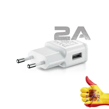 Универсальное зарядное устройство для мобильного телефона с европейской вилкой, USB зарядное устройство, 2А, высокая мощность, USB адаптер питания, нагрузка intelige