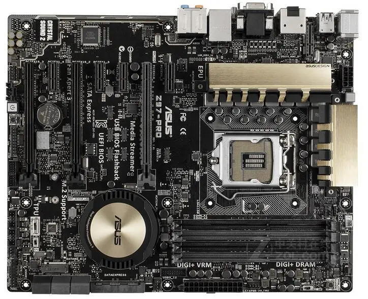 Socket LGA 1150 For ASUS Z97-PRO Original Used Desktop for Intel Z97 Motherboard DDR3 USB3.0 SATA3 PCI-E3.0 | Компьютеры и офис
