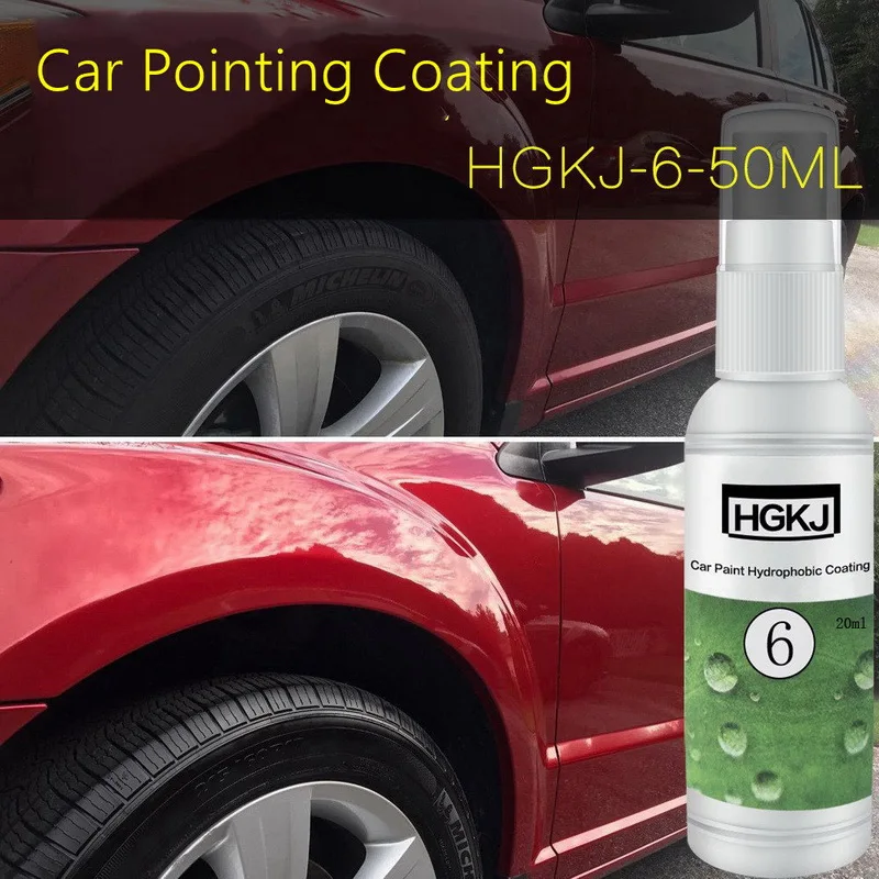 HGKJ-6 Car Paint Protecter Waterproof Rainproof Nano Hydrophobic Coating Auto Maintenance Accessories