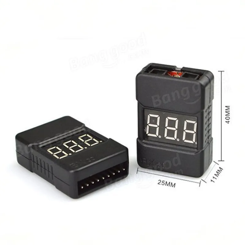 BX100 1 8S Lipo тестер напряжения батареи/сигнал тревоги низкого напряжения/напряжение