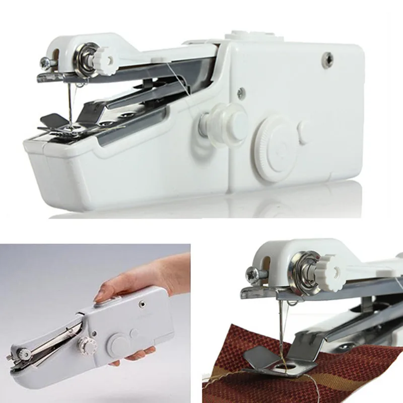 Mrosaa Travel Portable Sewing Machine Electric Handheld Household Cordless Stitch handy Stitch Cordless mini Sewing machine Tool