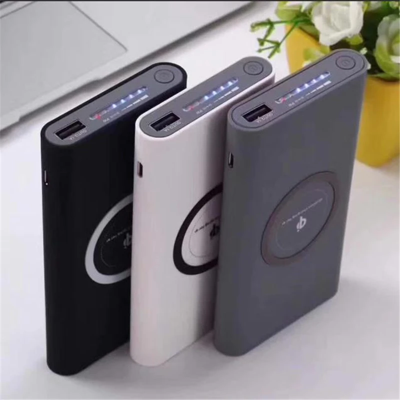 10000mAh Wireless Mobile power bank 5V 2A MAX Portable QI Wireless Charger external battery power bank Powerbank 10000mAh Wireless Mobile power bank 5V 2A MAX Portable QI Wireless Charger external battery power bank Powerbank