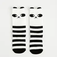 Children Girls Long sock Toddler baby boys knee socks solid stripe black white leg warmer 0 To 6 Year Spring autumn Kids socks 3