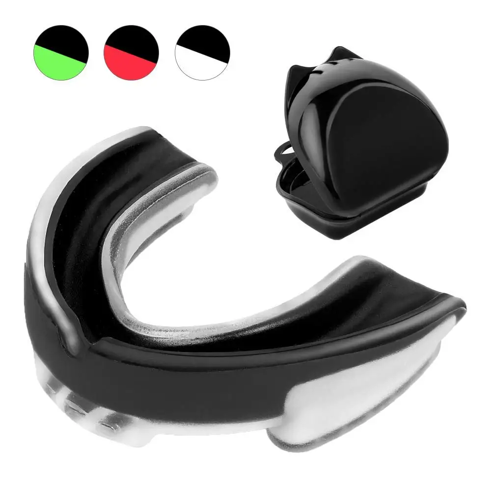 المهنية الكبار الكاراتيه الملاكمة السلامة حامي الفم لينة إيفا الأسنان الحرس الفم واقية الرياضة كرة القدم كرة السلة التايلاندية الملاكمة