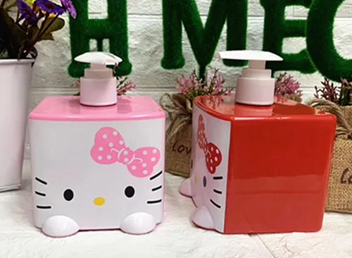 Hello kitty Красота косметический спрей бутылка ванная комната мытье рук тела 400 мл KX-6161