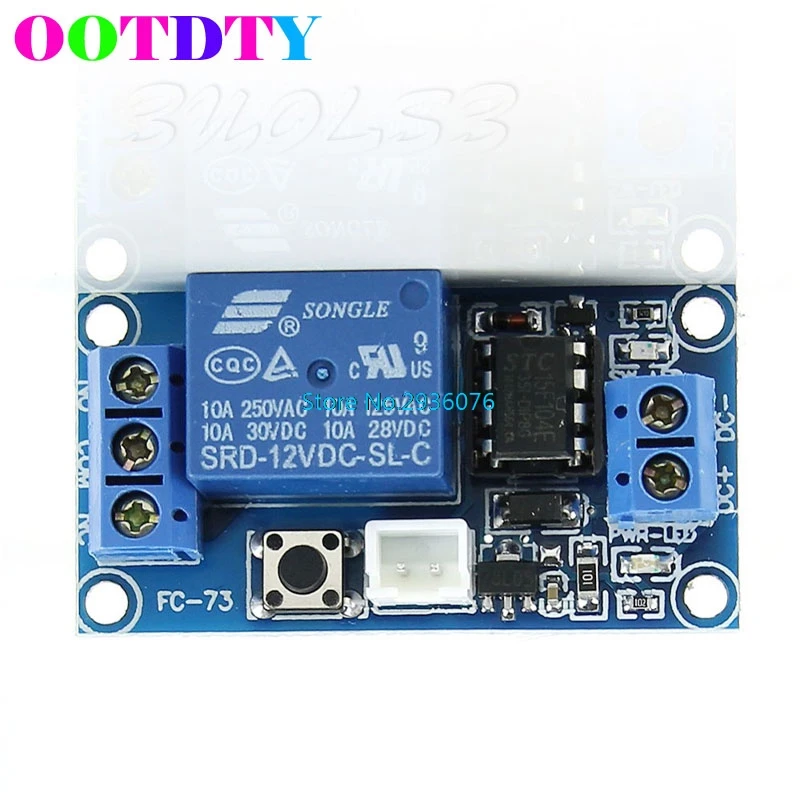 

1 Channel 12V DC Latching Relay Module with Touch Bistable Switch MCU Control Hot APR12_30