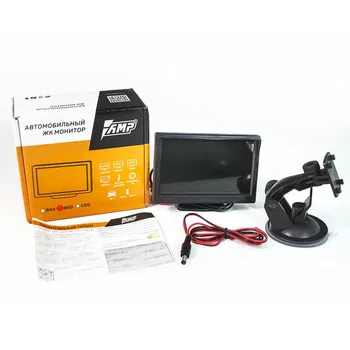 

AMP B50 Car Monitor 5" Screen For Rear View Reverse Camera TFT LCD Display HD Digital Color 5 Inch PAL/NTSC