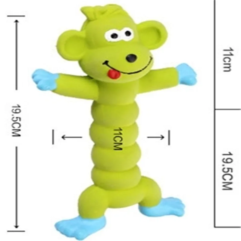 ZHPZPET Safe Latex Dog Squeak Toys Dog Teeth Cleaning Chew Training Toy