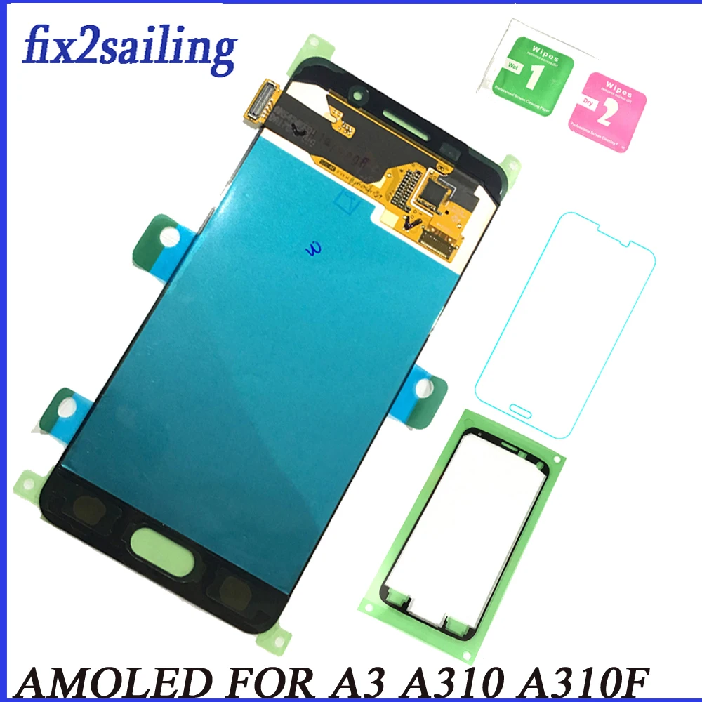 

Super AMOLED LCD Display 100% Tested Working Touch Screen Assembly For Samsung Galaxy A3 2016 A310 A310F A310H A310M A310Y
