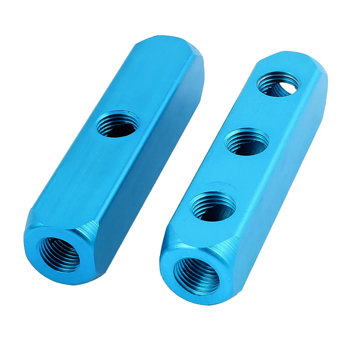 

UXCELL Air Compressor 1/4Bsp 3 Way Pipe Inline Manifold Block Splitter Connector For Air Cylinder Systems Pneumatic Parts