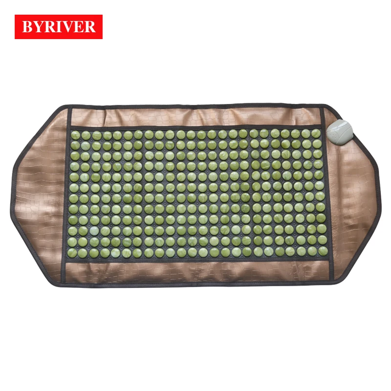 Турмалиновый коврик BYRIVER 92*45 см EMF подогреваемый Нефритовый камень матрас для
