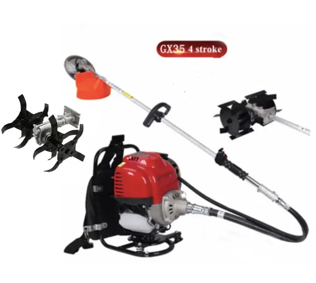 

Gx35 Backpack 4 stroke cultivator tiller lawn mower hedge trimmer Brush cutter Weeder Cutter