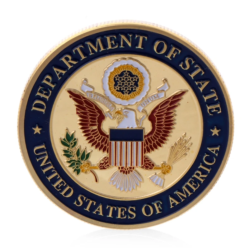 

US Embassy Paris Department Of State Commemorative Challenge Coin Collection Art