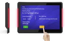 10,1 дюймов Android PoE настенный планшет с светодиодный бары для конференц-связи (с двумя камерами, процессор Rockchip 3288,2 ГБ/8 ГБ Wi-Fi, RJ45, bluetooth)