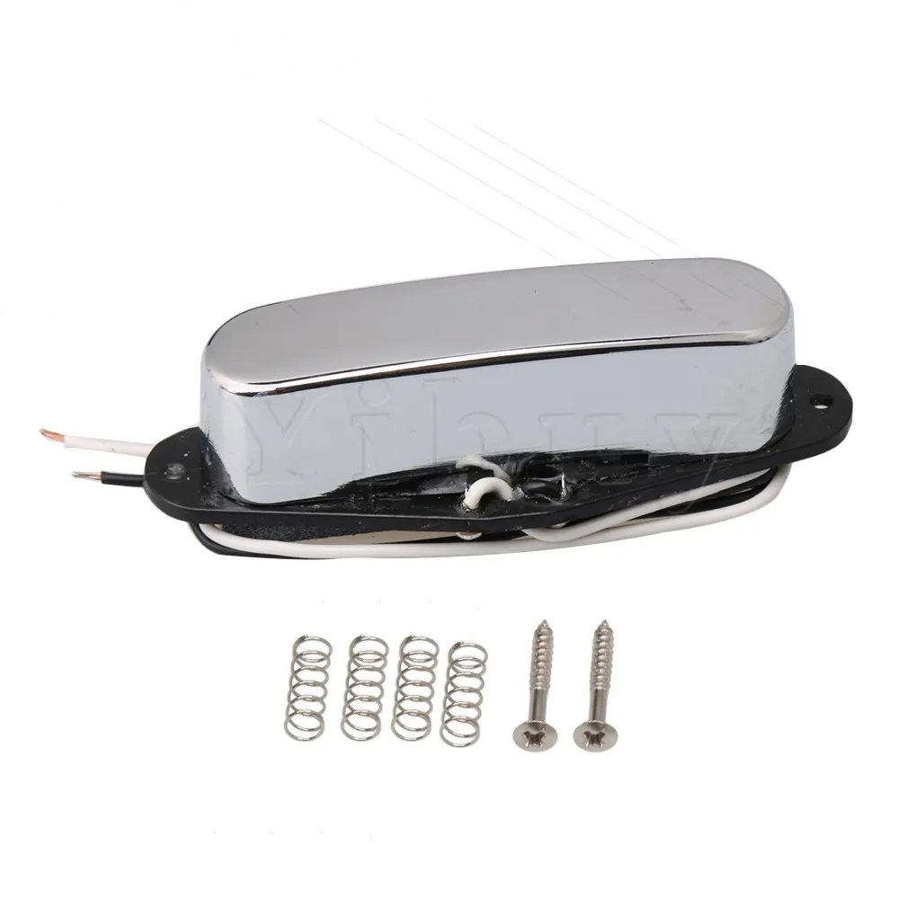 

Yibuy Guitar Parts Small Chrome Neck Pickup Humbucker Pickup