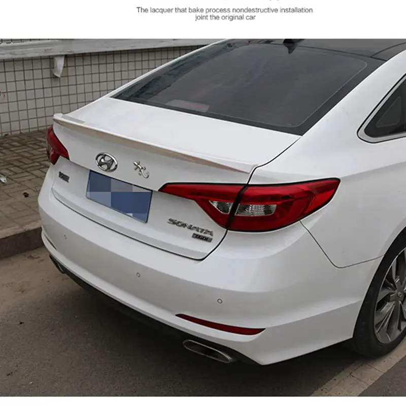 Задний спойлер для крыши Hyundai Sonata 2014 2015 2016 из АБС-пластика | Автомобили и мотоциклы