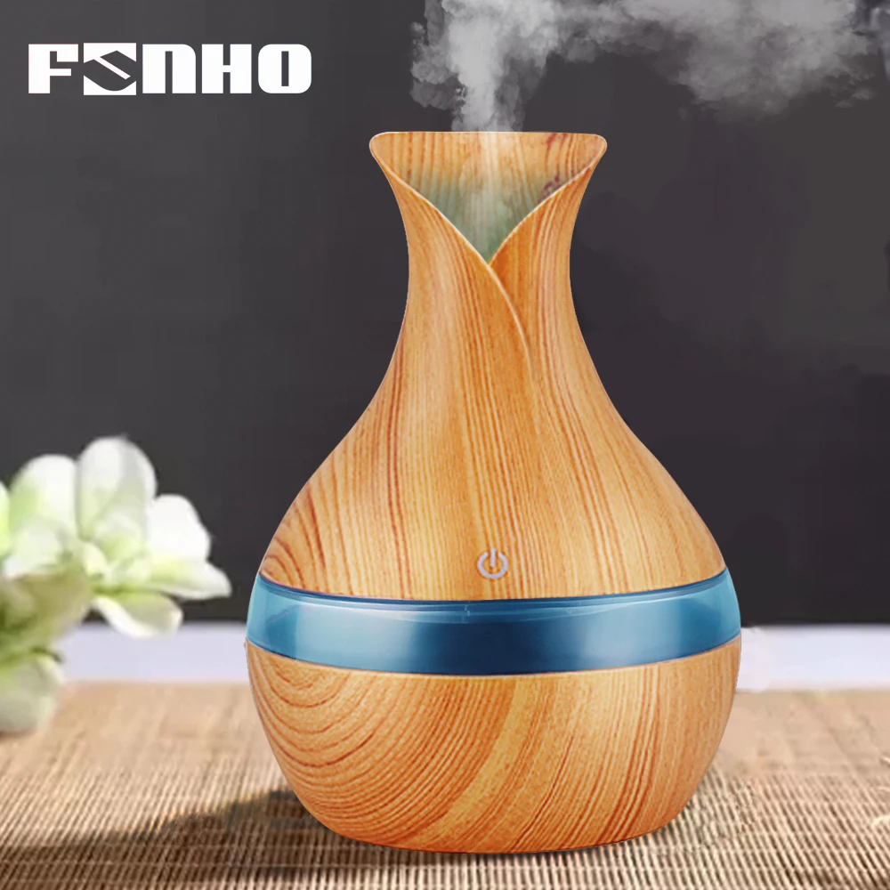 

FUNHO 300ml Aroma Humidifier Air Aromatherapy Essential Oil Diffuser Night Light Steam Ultrasonic Fog Fogger For Home 066