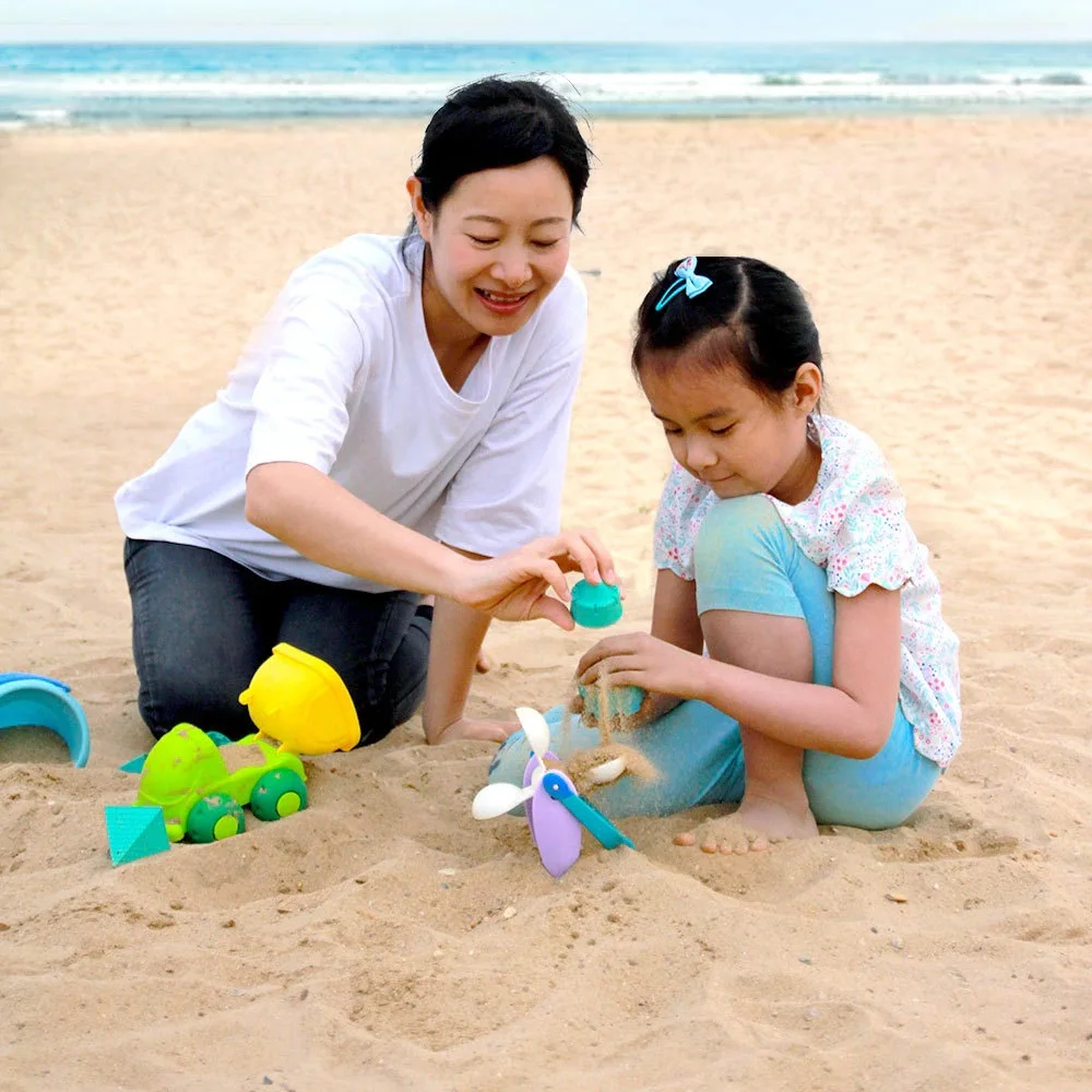 Xiaomi Mijia BESTKIDS пляжные игрушки 16 шт./компл. замок из песка производитель режим Лопата ковш с плоской подошвой, уличные пляжные игрушки для детей умный дом
